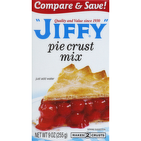 Jiffy Pie Crust Mix, 9 Ounce