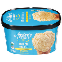 Alden's Organic French Vanilla Ice Cream, 48 Ounce