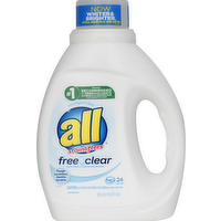 All Free Clear Liquid Laundry Detergent with Stain Lifters, 36 Ounce