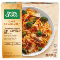 Healthy Choice Cafe Steamers Chicken Linguini with Red Pepper Alfredo, 9.8 Ounce