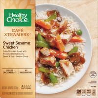 Healthy Choice Cafe Steamers Sweet Sesame Chicken, 9.75 Ounce