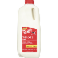 Prairie Farms Whole Milk, 0.5 Gallon