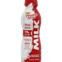 Prairie Farms Whole Milk Single, 14 Ounce