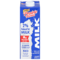 Prairie Farms 2% Reduced Fat Milk, 1 Quart