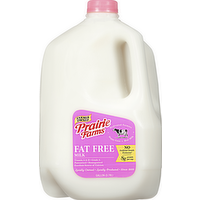 Prairie Farms Fat Free Milk, 1 Gallon