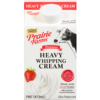 Prairie Farms Ultra-Pasteurized 36% Heavy Whipping Cream, 16 Ounce