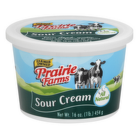 Prairie Farms Sour Cream, 16 Ounce