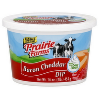 Prairie Farms Bacon Cheddar Dip, 16 Ounce