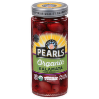 Pearls Organic Kalamata Pitted Greek Olives, 6 Ounce