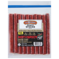 Old Wisconsin Hot & Spicy Sausage Snack Sticks, 28 Ounce