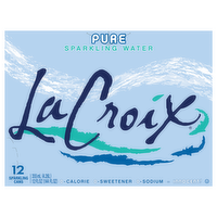 LaCroix Natural Pure Sparkling Water, 12 Each