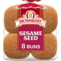 Brownberry Sesame Seeded Sandwich Buns, 8 Each