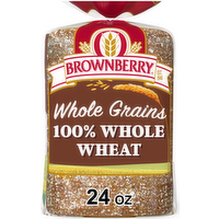 Brownberry Whole Grains 100% Whole Wheat Bread, 24 Ounce