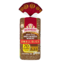 Brownberry Small Slice 100% Whole Wheat Bread, 18 Each