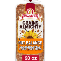 Brownberry Grains Almighty Gut Balance Bread, 20 Ounce