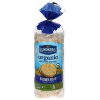 Lundberg Farms Organic Lightly Salted Brown Rice Cakes, 8.5 Ounce