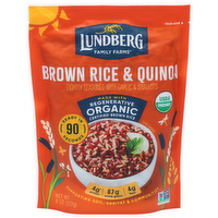 Lundberg Farms Organic Brown Rice & Quinoa, 8 Ounce