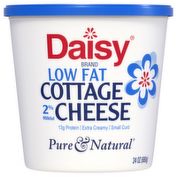 Daisy 2% Low Fat Small Curd Cottage Cheese, 24 Ounce