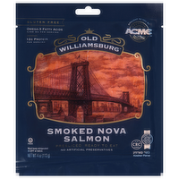 Old Williamsburg Sliced Nova Smoked Salmon - Kosher for Passover, 4 Ounce