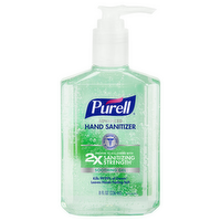 Purell Soothing Gel Advanced Hand Sanitizer Pump Bottle, 8 Ounce