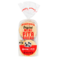 Joseph's Mini White Pita Bread, 8 Ounce