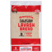 Joseph's Flax, Oat Bran & Whole Wheat Lavash Bread, 9 Ounce