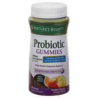 Nature's Bounty Probiotic Gummies Pineapple, Raspberry & Orange Flavored, 60 Each