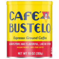 Cafe Bustelo Espresso Ground Coffee, 10 Ounce