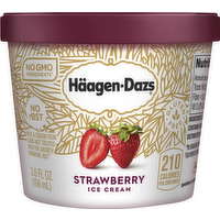 Haagen-Dazs Strawberry Ice Cream Cup, 3.6 Ounce