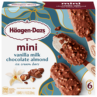 Haagen-Dazs Vanilla Almond Ice Cream Bars, 6 Each