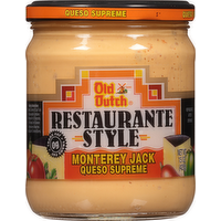 Old Dutch Restaurant Style Monterey Jack Queso Supreme Dip, 15 Ounce