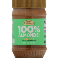 Crazy Richard's Creamy Natural Almond Butter, 16 Ounce