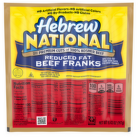 Hebrew National Reduced Fat Beef Franks, 9.43 Ounce