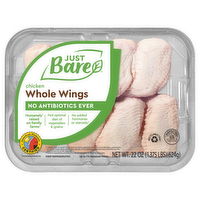 Just Bare Whole Chicken Wings, 22 Ounce