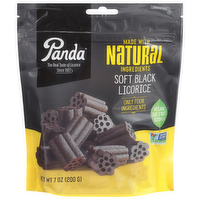 Panda All Natural Black Licorice Chews, 7 Ounce