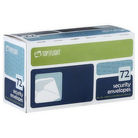 Top Flight # 6 34 Security Envelopes, 72 Each