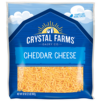 Crystal Farms Shredded Cheddar Cheese, 32 Ounce