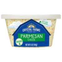 Crystal Farms Shredded Parmesan Cheese Cup, 5 Ounce