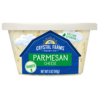 Crystal Farms Shaved Parmesan Cheese Cup, 5 Ounce