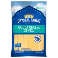 Crystal Farms Gouda Cheese Sticks, 12 Each