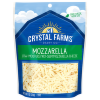 Crystal Farms Shredded Mozzarella Cheese, 8 Ounce