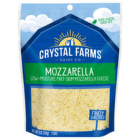 Crystal Farms Finely Shredded Mozzarella Cheese, 8 Ounce