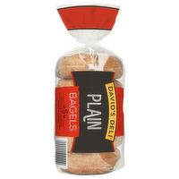 David's Deli Plain Bagels, 5 Each