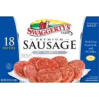 Swaggerty's Farm Premium Mild Breakfast Sausage Patties, 18 Each