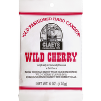 Claeys Wild Cherry Old Fashioned Hard Candies, 6 Ounce