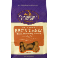 Old Mother Hubbard Baking Co. Small Classic Bac'n'Cheez Oven-Baked Dog Biscuits, 20 Ounce