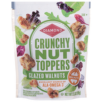 Diamond of California Crunchy Nut Toppers Glazed Walnuts, 3.5 Ounce