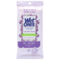 Wet Ones Antibacterial Hand Wipes Lavender Scent Travel Pack, 20 Each