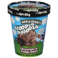 Ben & Jerry's Scoop-A-Palooza Chocolate & Fudge Swirl Ice Cream, 28 Ounce