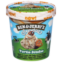 Ben & Jerry's Sundae Turtle Sundae Ice Cream, 14.4 Ounce